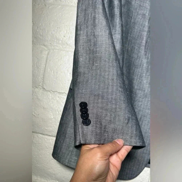 Tommy Hilfiger Men's Blazer Jacket - Dark Grey - Picture 7 of 7